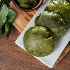 A Leafy Green Dinner – Spinach Puri
